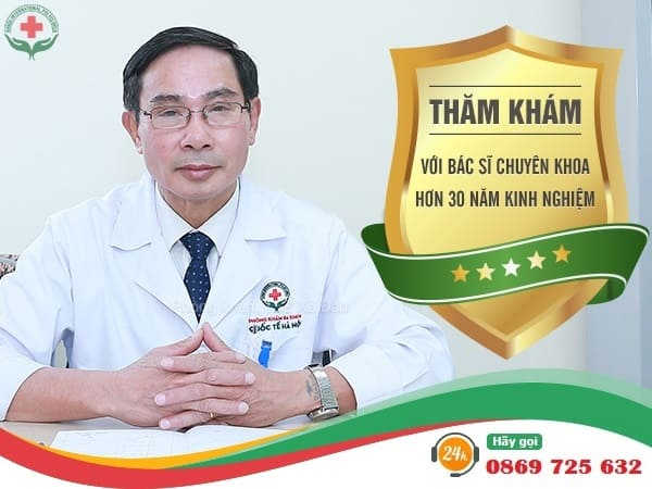 Bác sĩ Trần Văn Vỵ phòng khám đa khoa quốc tế Hà Nội