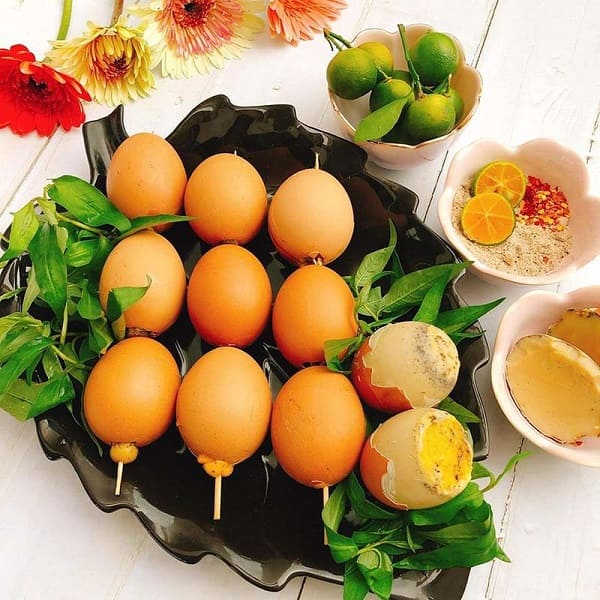 cách làm trứng gà nướng tại nhà